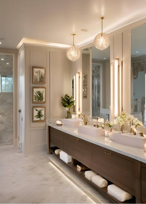 Sleek Double Vanity