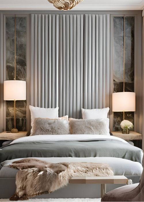 Statement Headboard Transforming Bedroom Decor With Tufted Velvet Rustic Wood Panels Or Sleek Upholstered Designs For A Bold Luxurious Focal Point