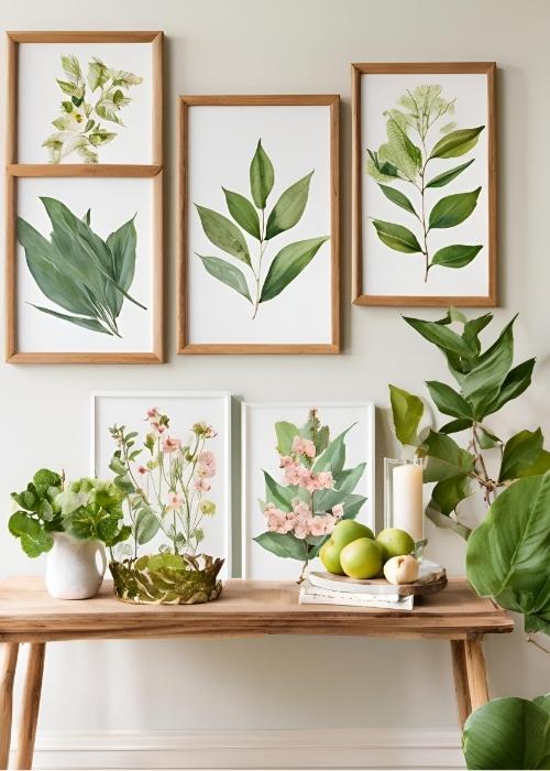 Botanical Prints And Wall Art Transforming Spring Home Decor—vintage Floral Illustrations Watercolor Leaves And Nature Inspired Canvases Adding A Fresh And Elegant Seasonal Vibe